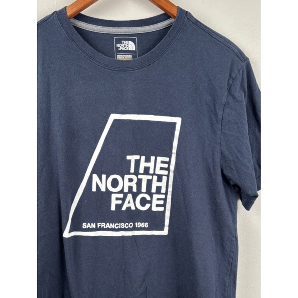The North Face Men's Dark Navy Graphic Logo Tee Medium Slim fit